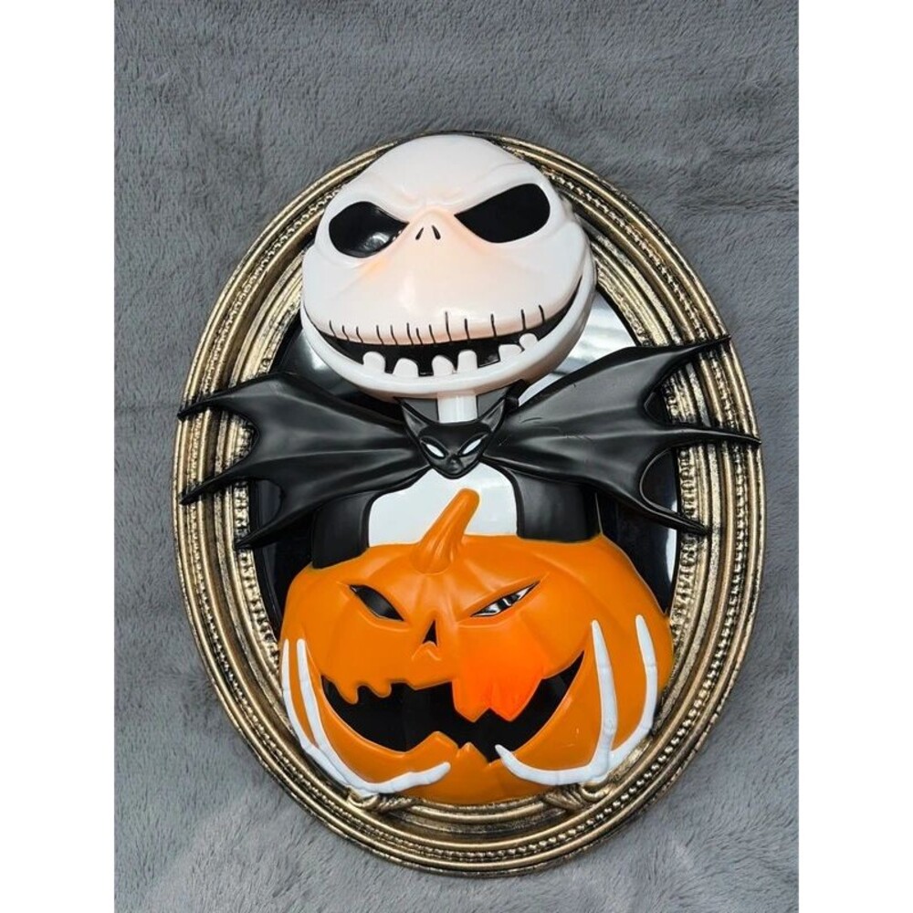 NEW Disney Nightmare Before Christmas Halloween Jack Light Up Frame read
